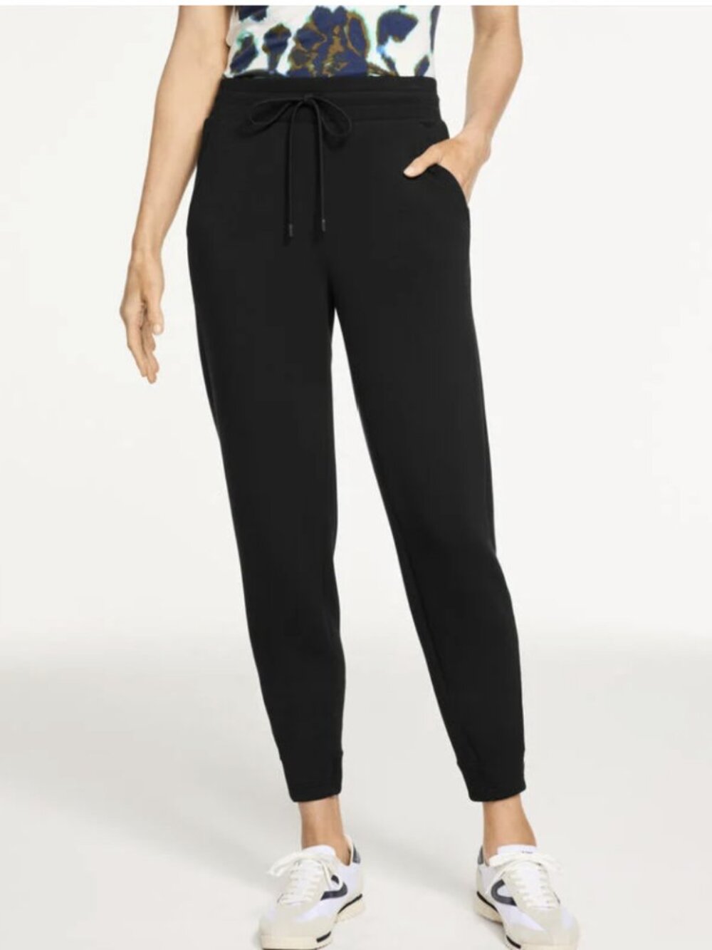 Talbots Black Drawstring Jogger Pants